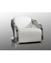 SILLON ·AMANDA· ACERO BLANCO